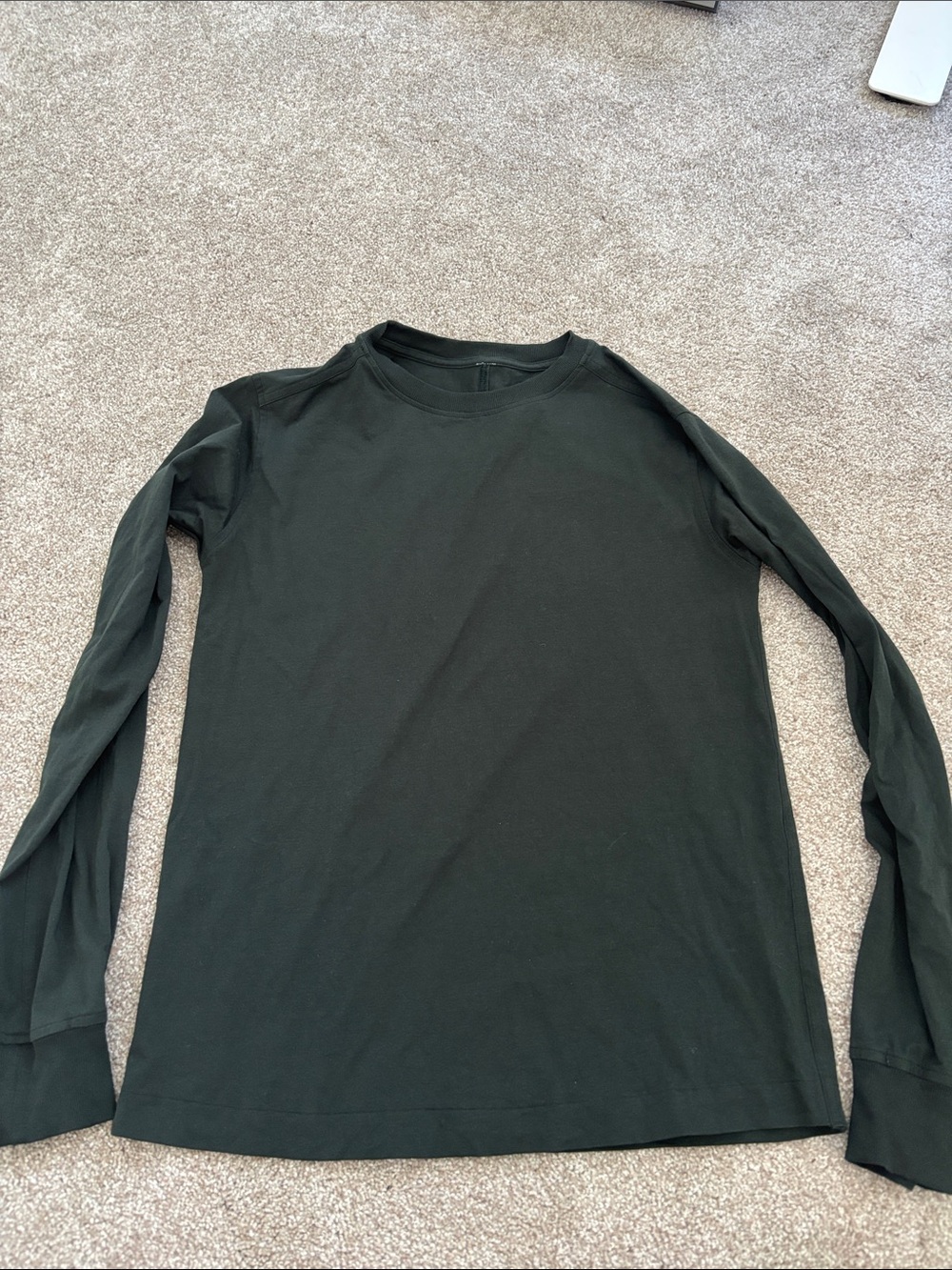 Lululemon All Yours Organic Cotton Rainforest Green Long Sleeve